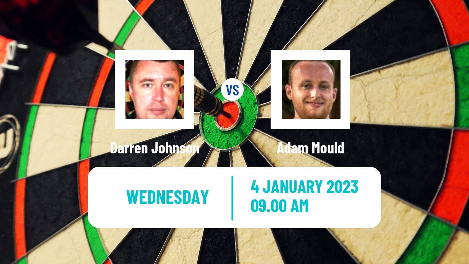 Darts Darts Darren Johnson - Adam Mould