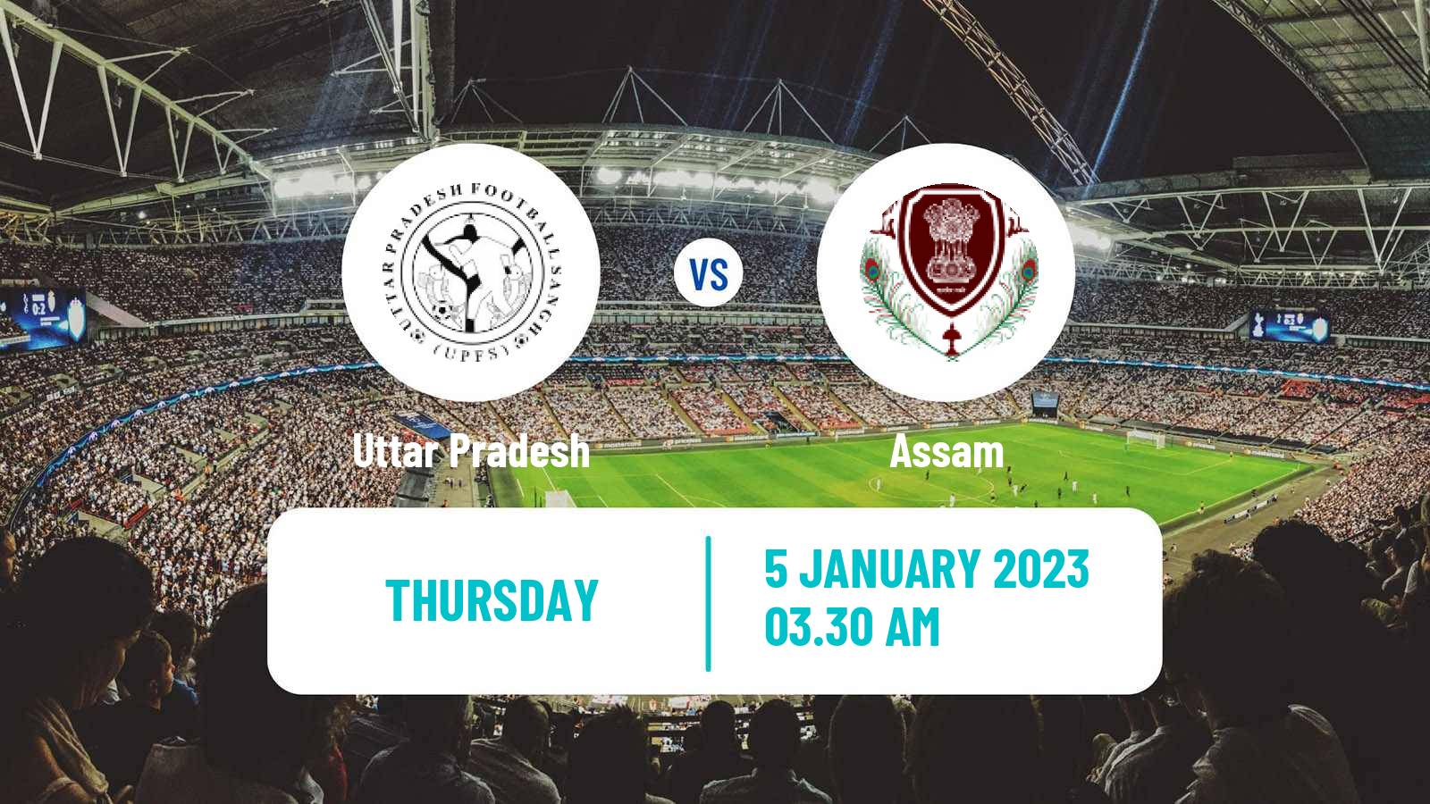 Soccer Indian Santosh Trophy Uttar Pradesh - Assam