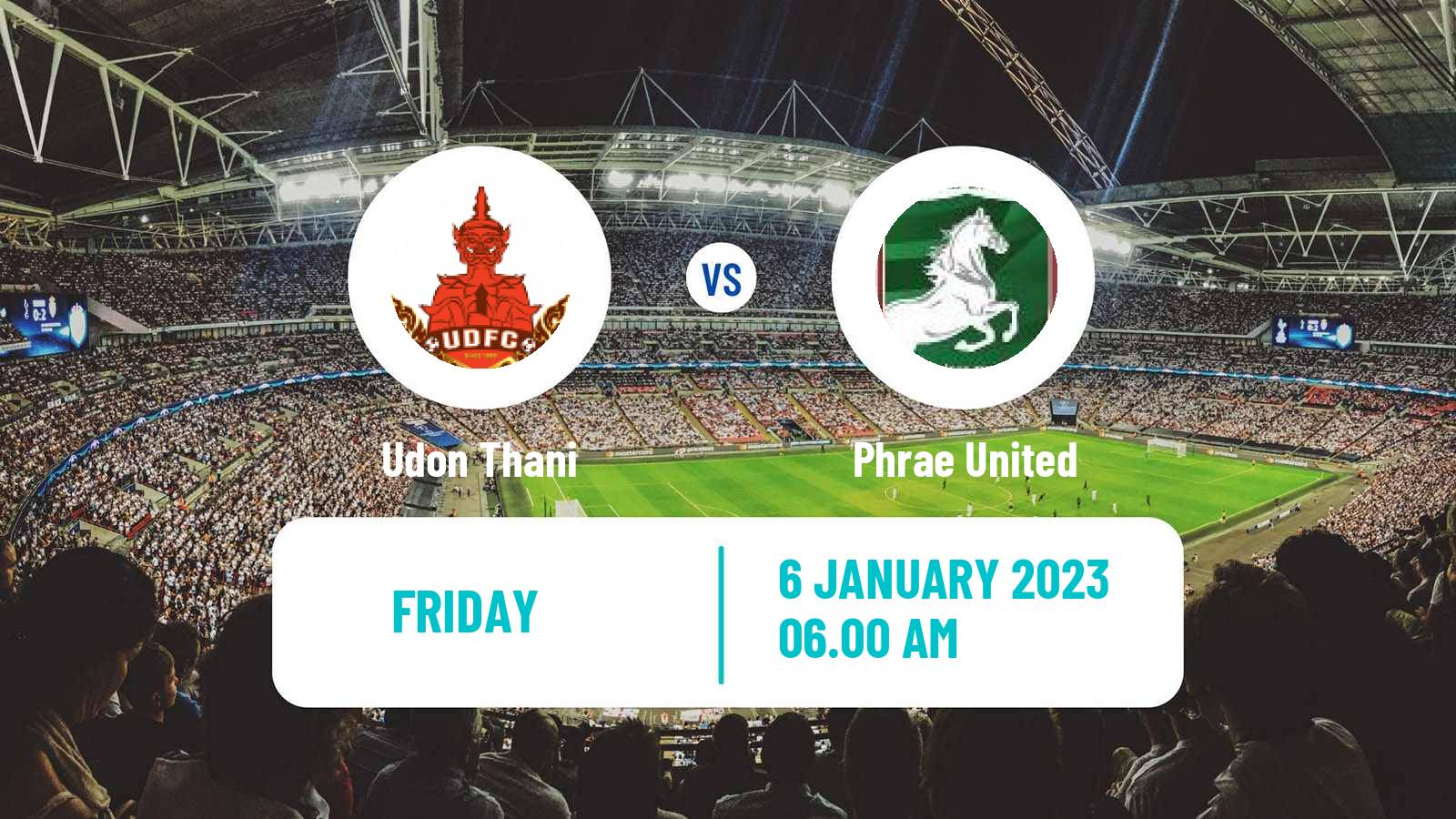Soccer Thai League 2 Udon Thani - Phrae United