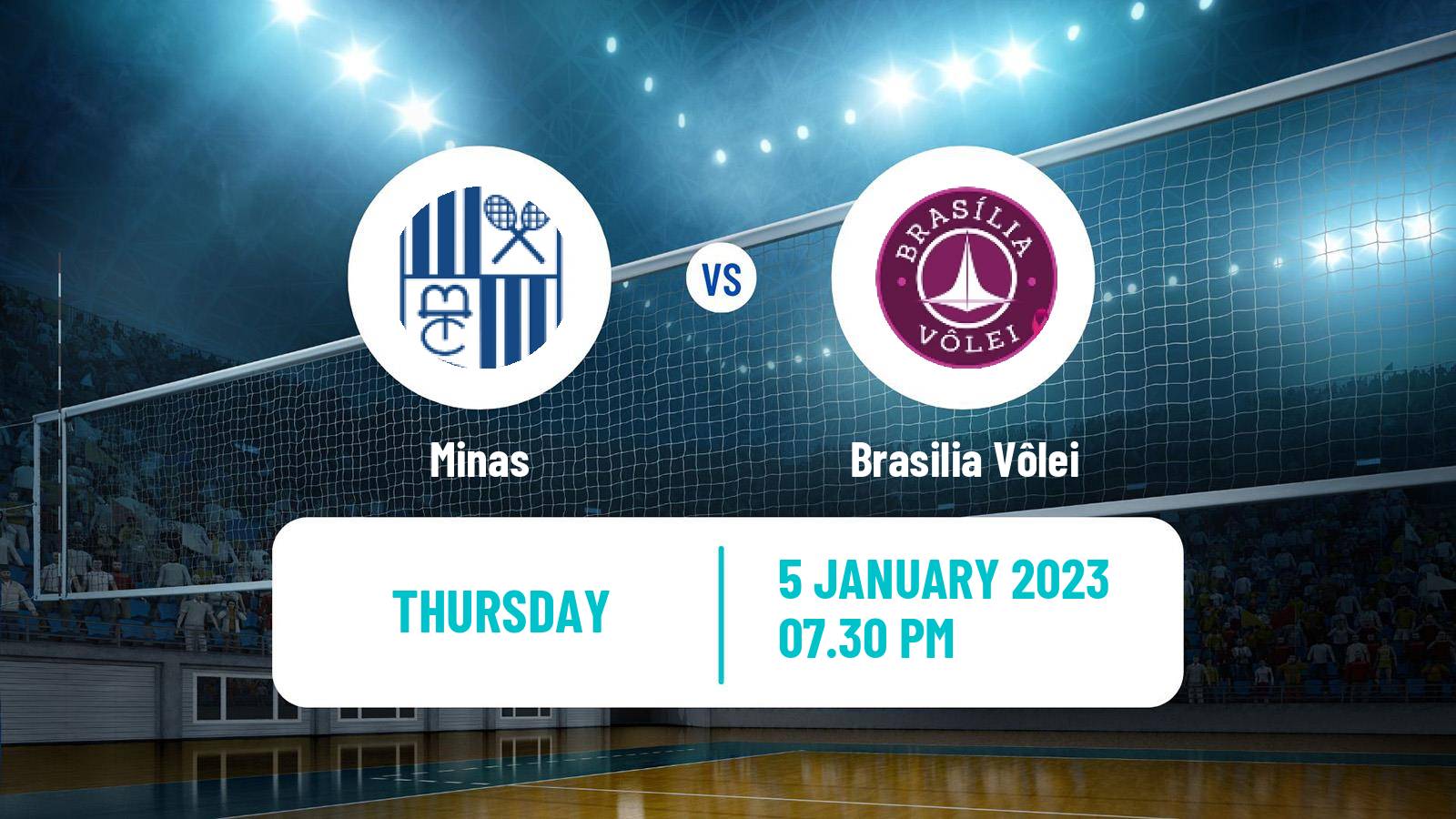 Volleyball Brazilian SuperLiga Volleyball Minas - Brasilia Vôlei