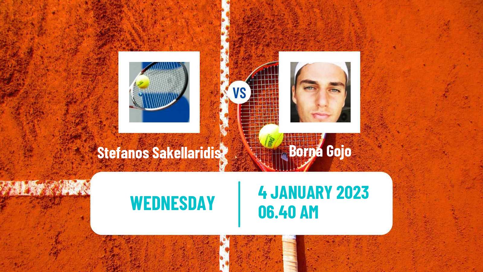 Tennis ATP United Cup Stefanos Sakellaridis - Borna Gojo