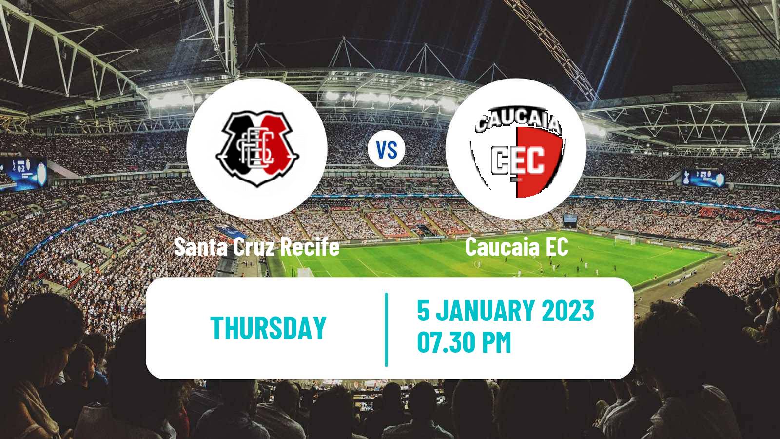 Soccer Brazilian Copa do Nordeste Santa Cruz Recife - Caucaia