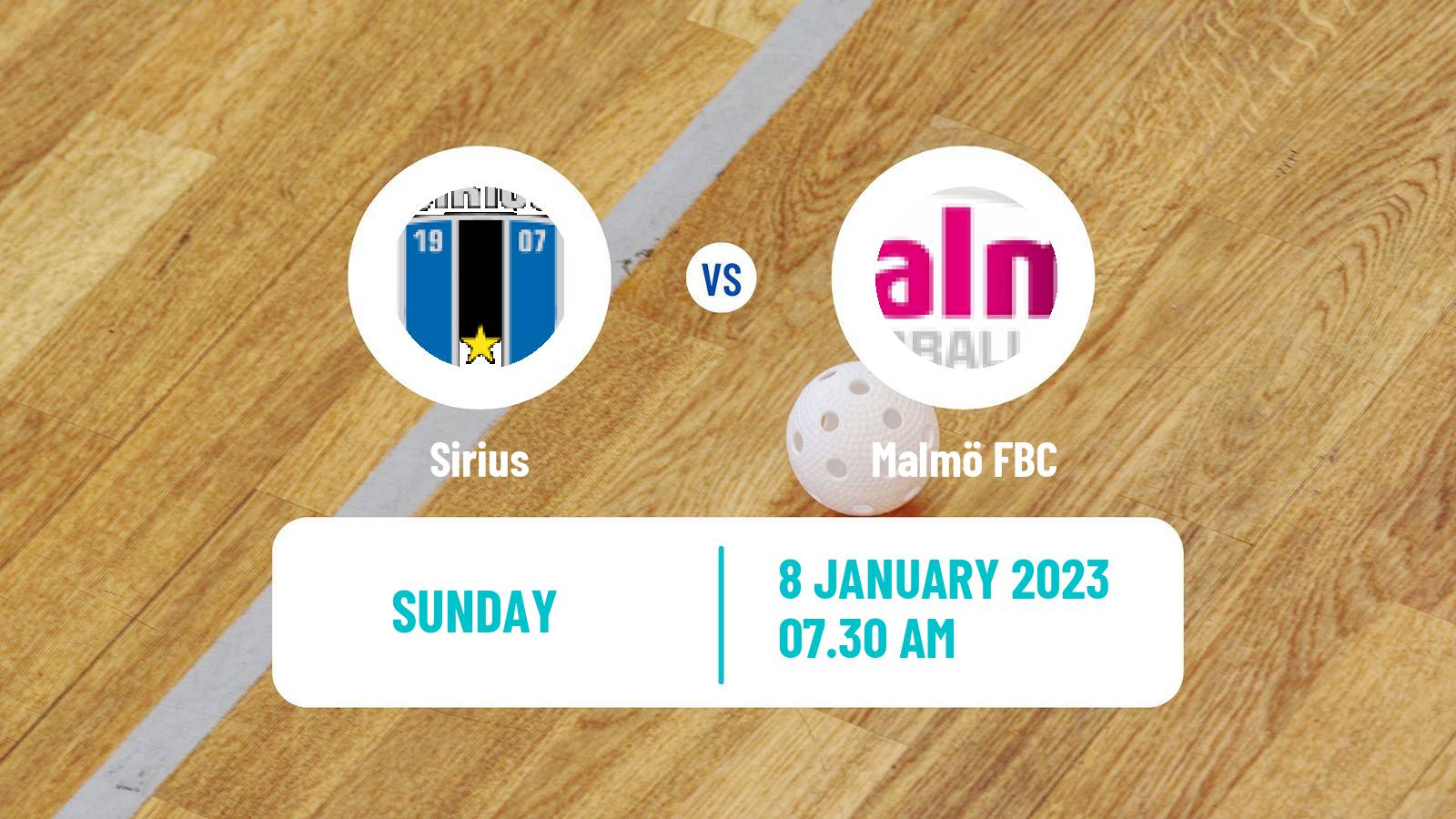 Floorball Swedish Superligan Floorball Women Sirius - Malmö FBC