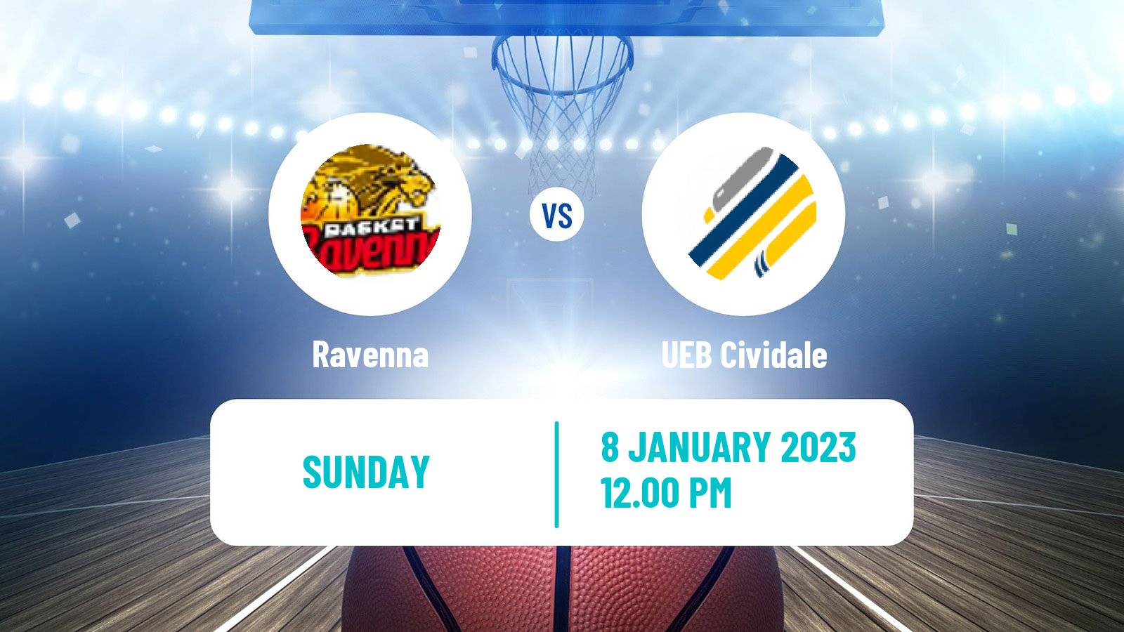 Basketball Italian Serie A2 Basketball Ravenna - Cividale