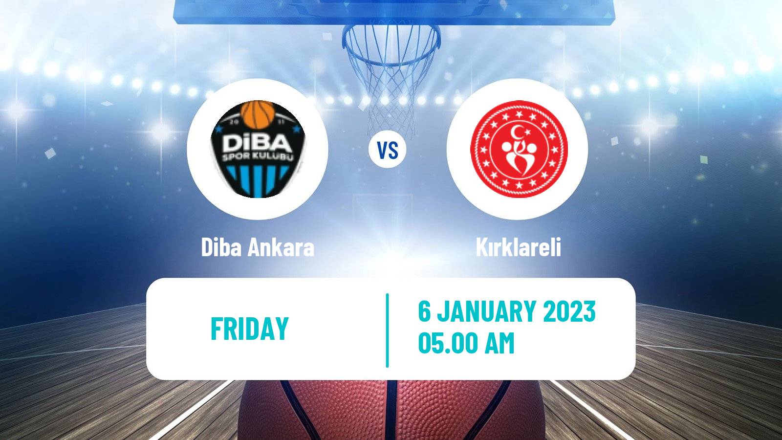 Basketball Turkish TKBL Women Diba Ankara - Kırklareli