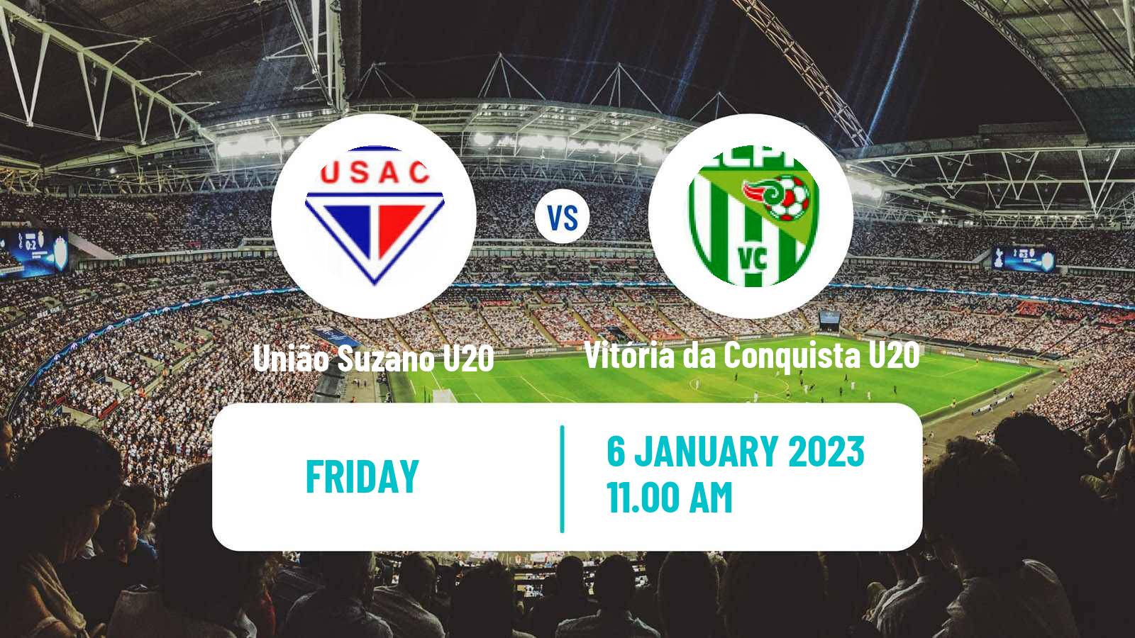 Soccer Brazilian Copa Sao Paulo de juniores União Suzano U20 - Vitória da Conquista U20