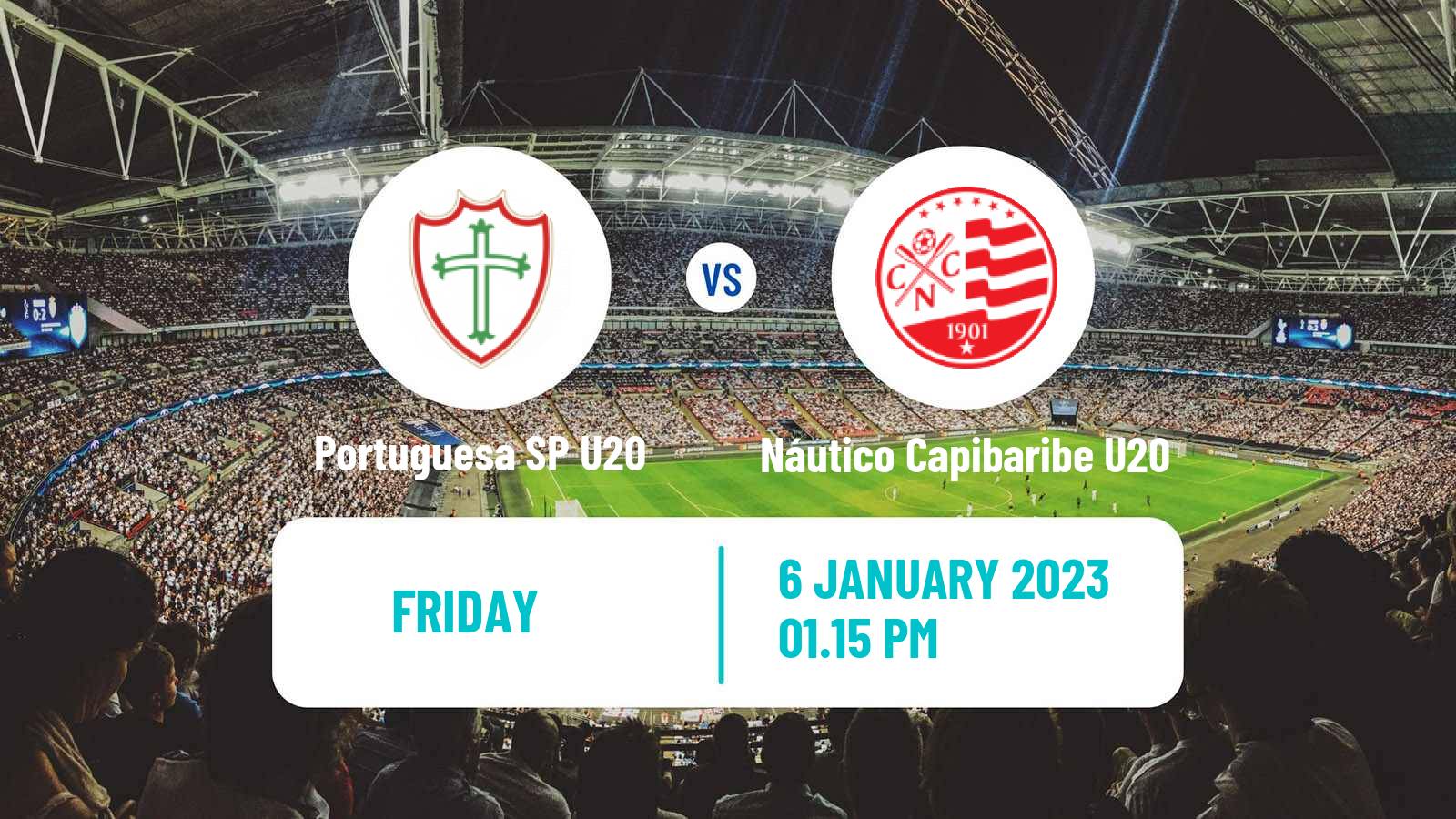 Soccer Brazilian Copa Sao Paulo de juniores Portuguesa SP U20 - Náutico Capibaribe U20