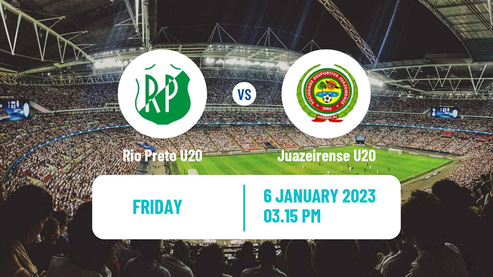 Soccer Brazilian Copa Sao Paulo de juniores Rio Preto U20 - Juazeirense U20