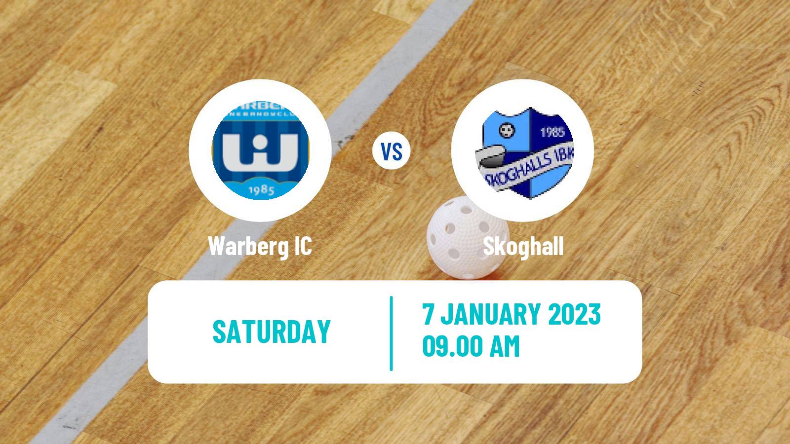 Floorball Swedish Allsvenskan Södra Floorball Warberg - Skoghall