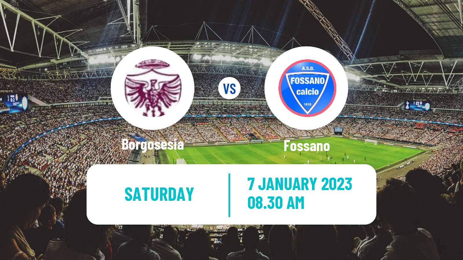 Soccer Italian Serie D - Group A Borgosesia - Fossano