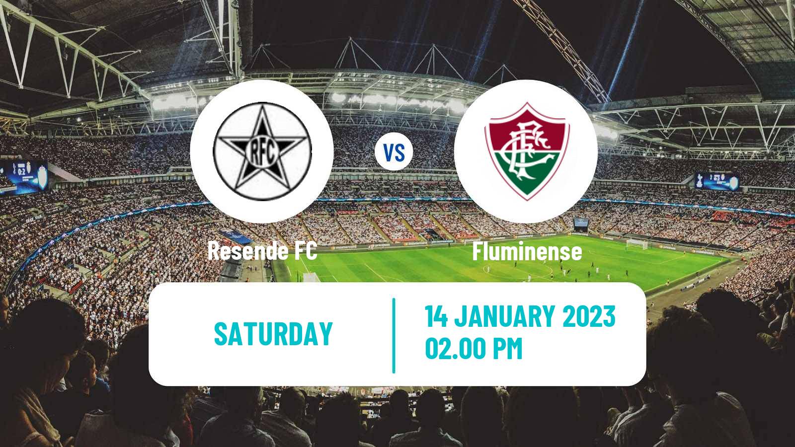 Soccer Brazilian Campeonato Carioca Resende - Fluminense