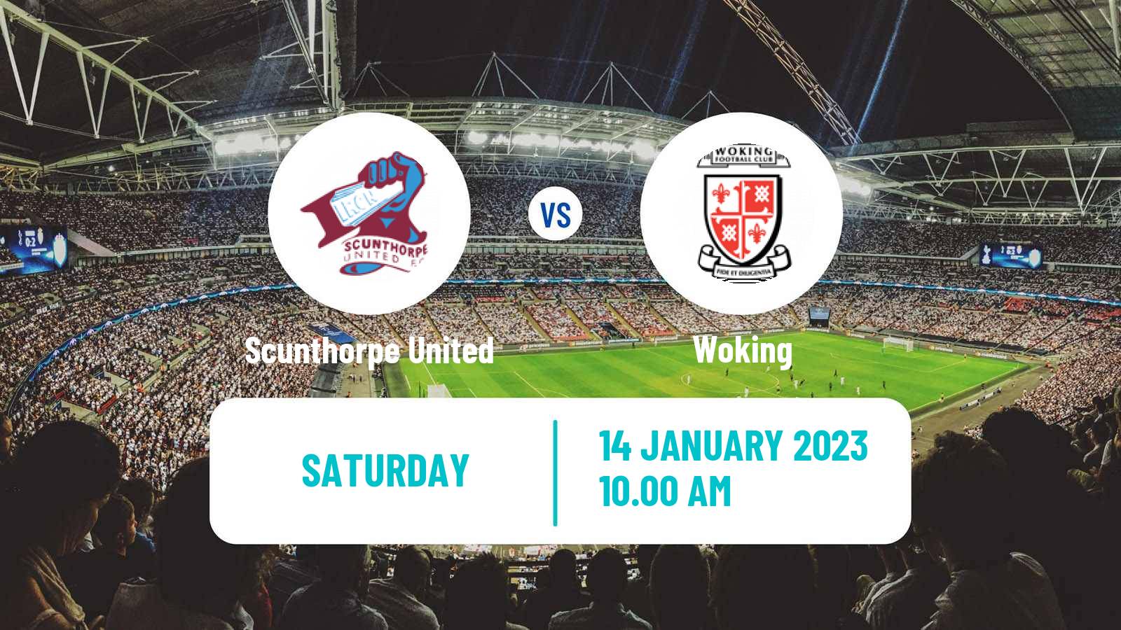 Football English National League Scunthorpe United - Woking