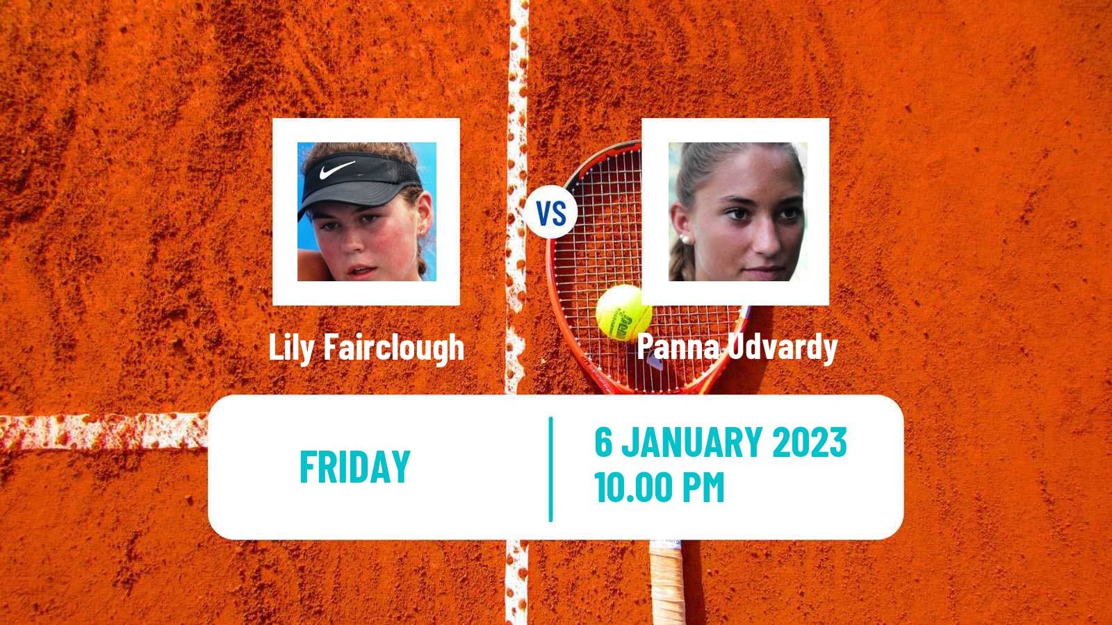 Tennis WTA Hobart Lily Fairclough - Panna Udvardy