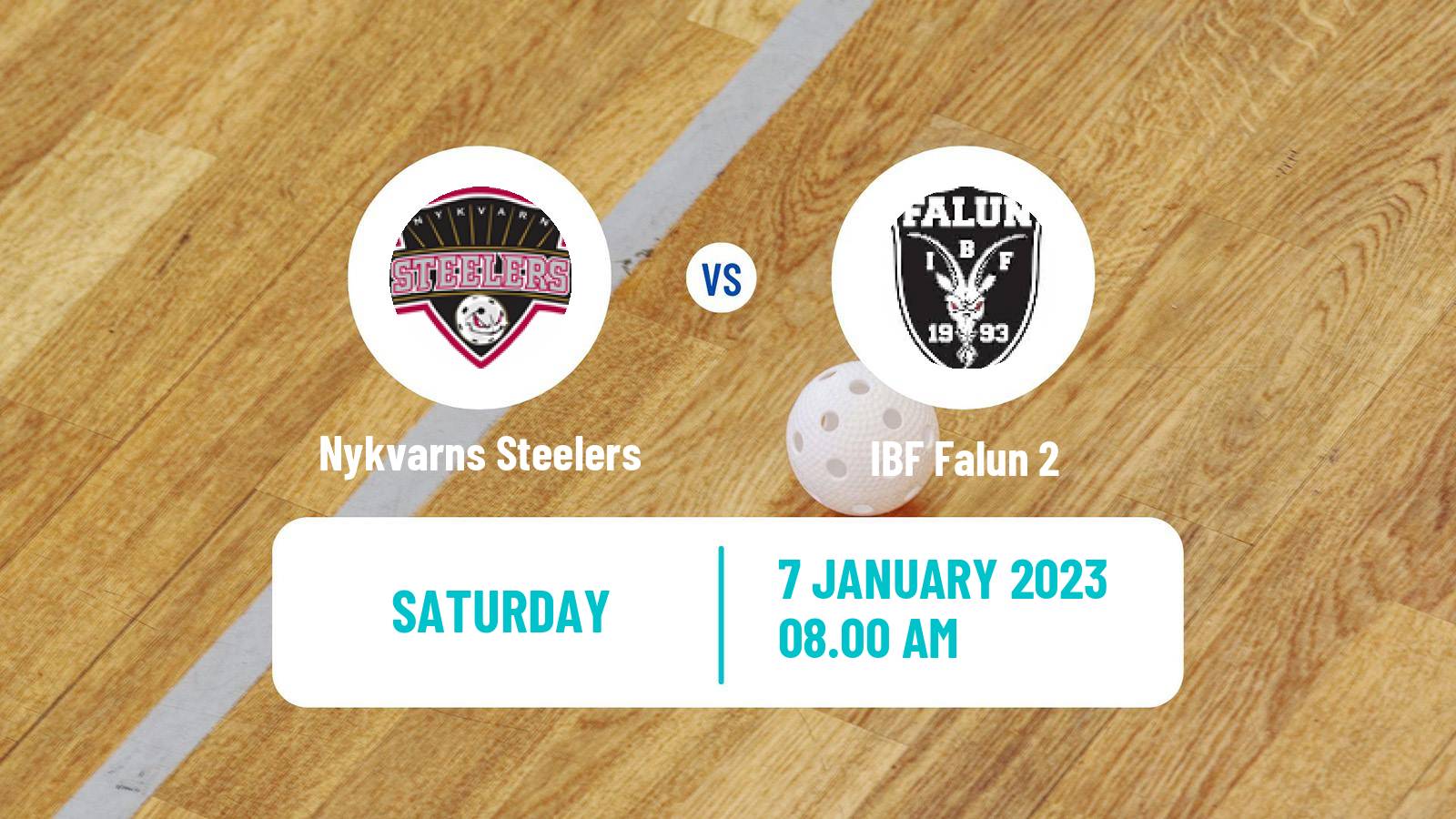 Floorball Swedish Allsvenskan Norra Floorball Nykvarns Steelers - Falun 2