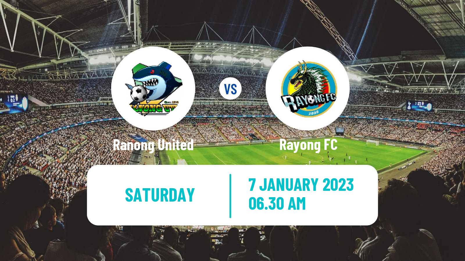 Soccer Thai League 2 Ranong United - Rayong FC