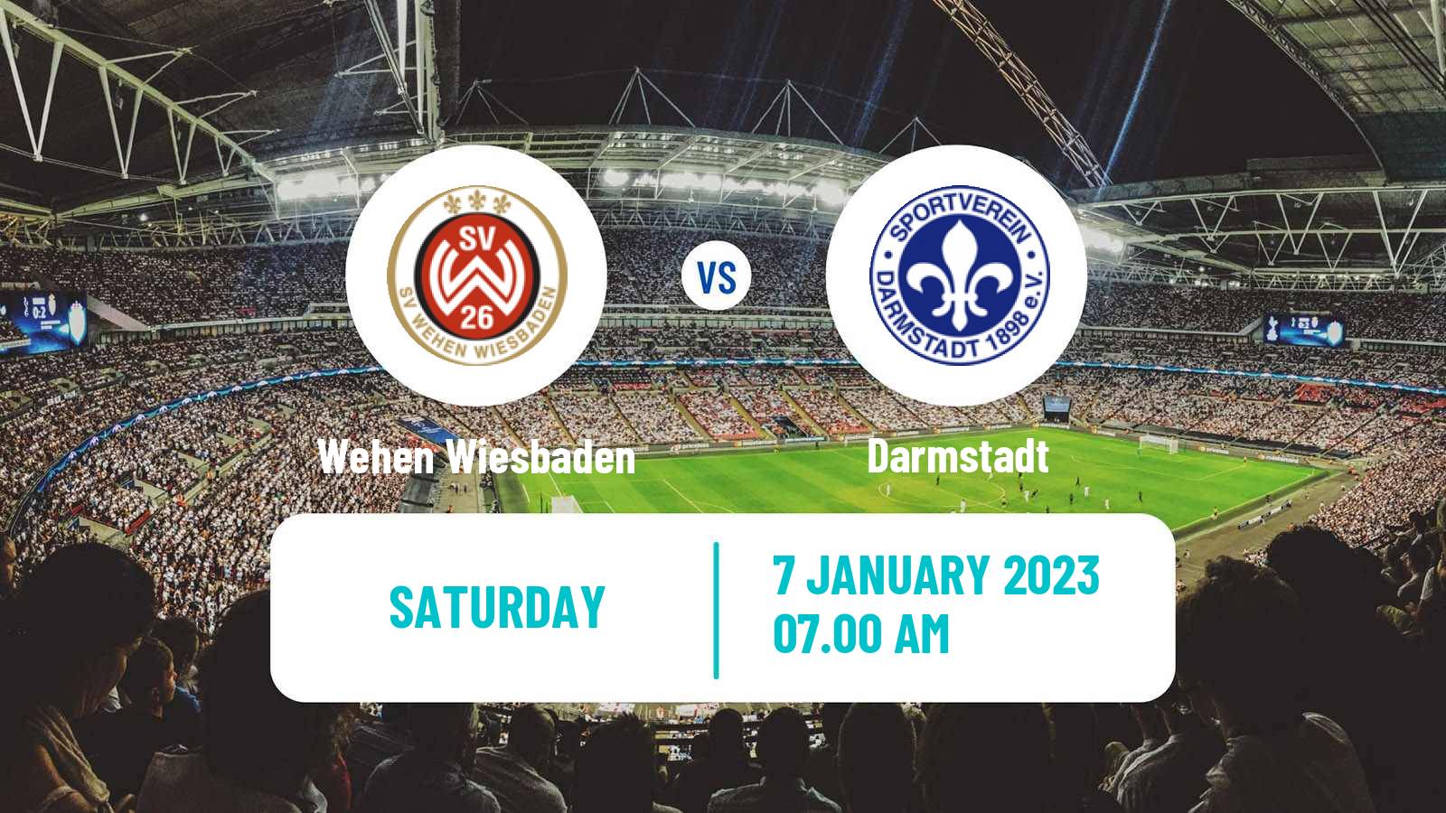 Soccer Club Friendly Wehen Wiesbaden - Darmstadt