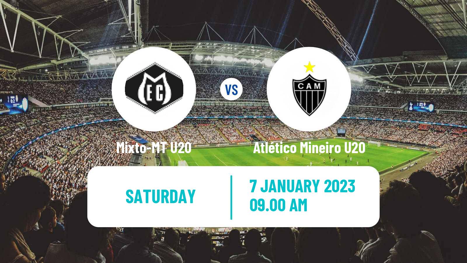 Soccer Brazilian Copa Sao Paulo de juniores Mixto U20 - Atlético Mineiro U20