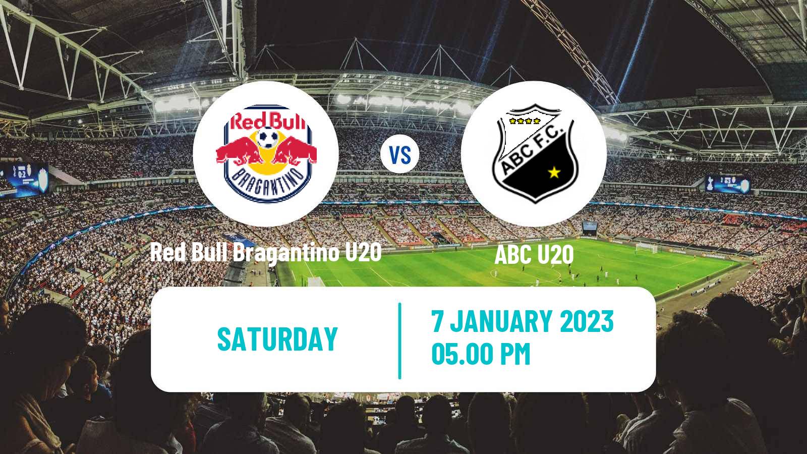 Soccer Brazilian Copa Sao Paulo de juniores Red Bull Bragantino U20 - ABC U20