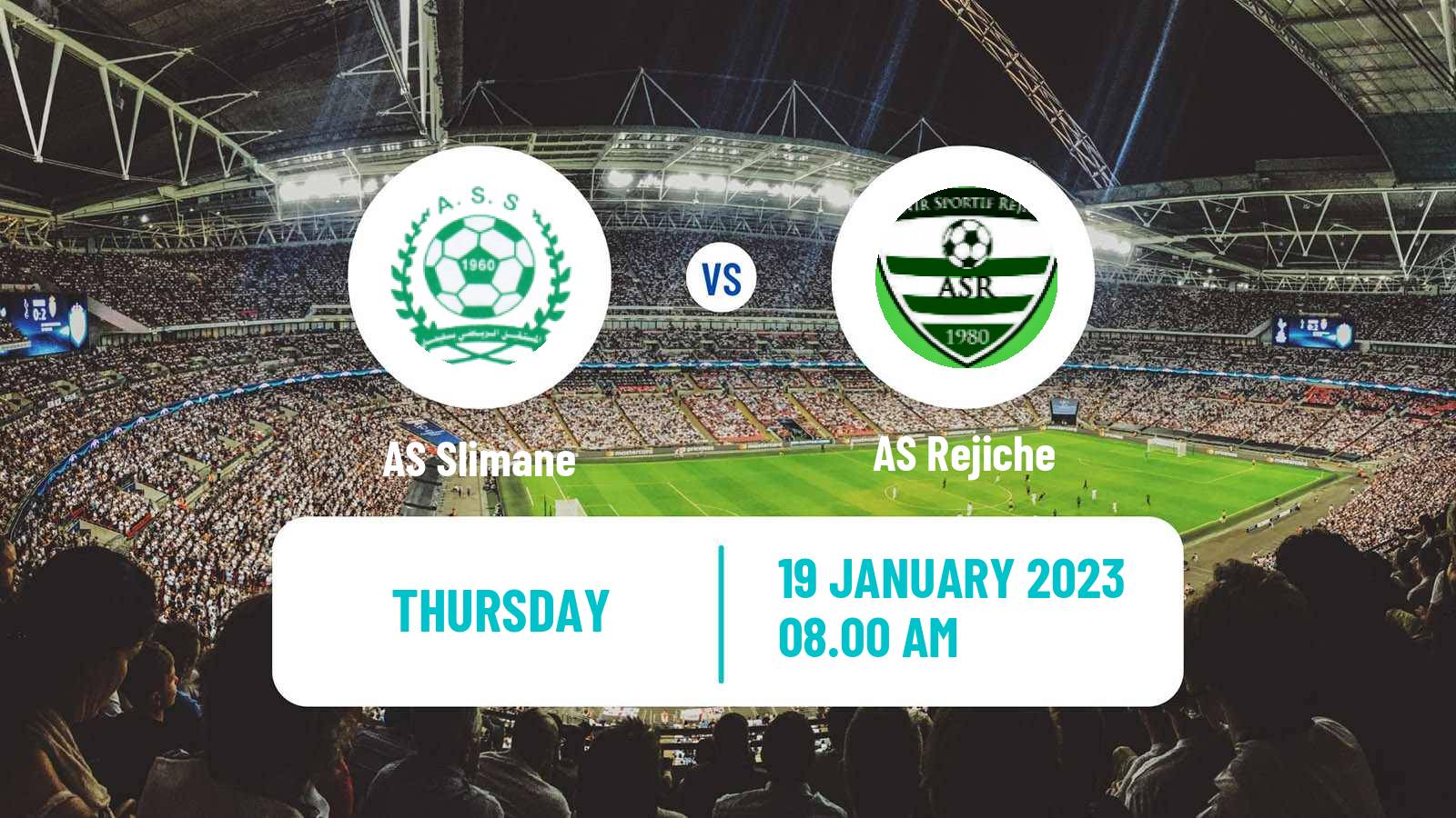 Soccer Tunisian Ligue Professionnelle 1 Slimane - Rejiche