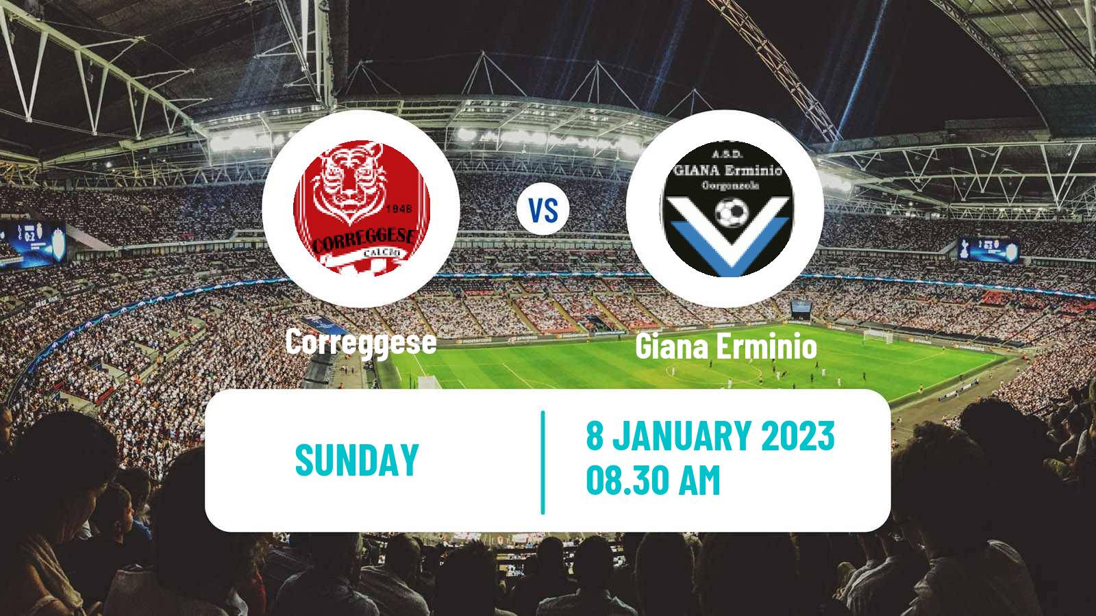 Soccer Italian Serie D - Group D Correggese - Giana Erminio