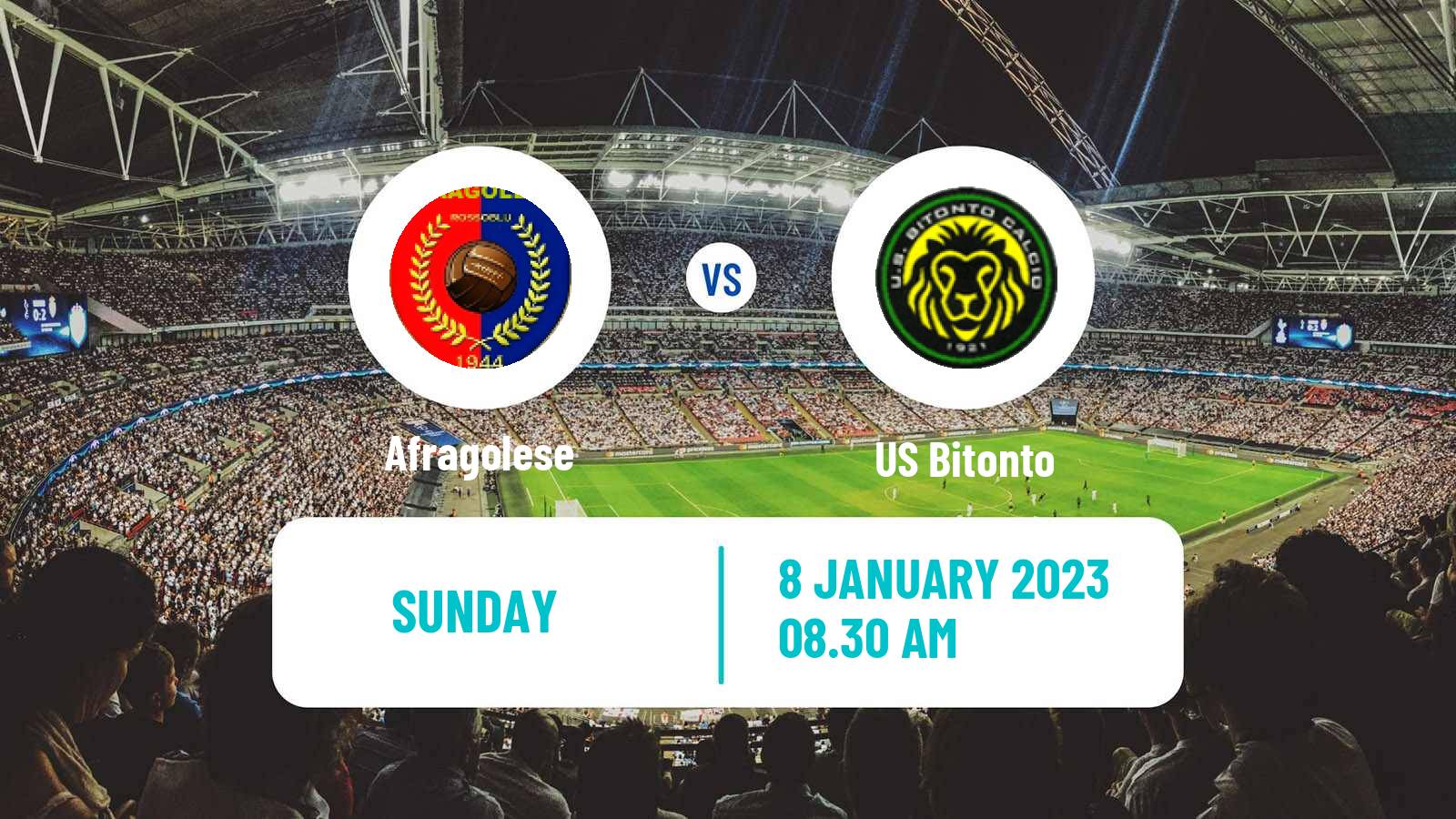 Football Italian Serie D - Group H Afragolese - Bitonto