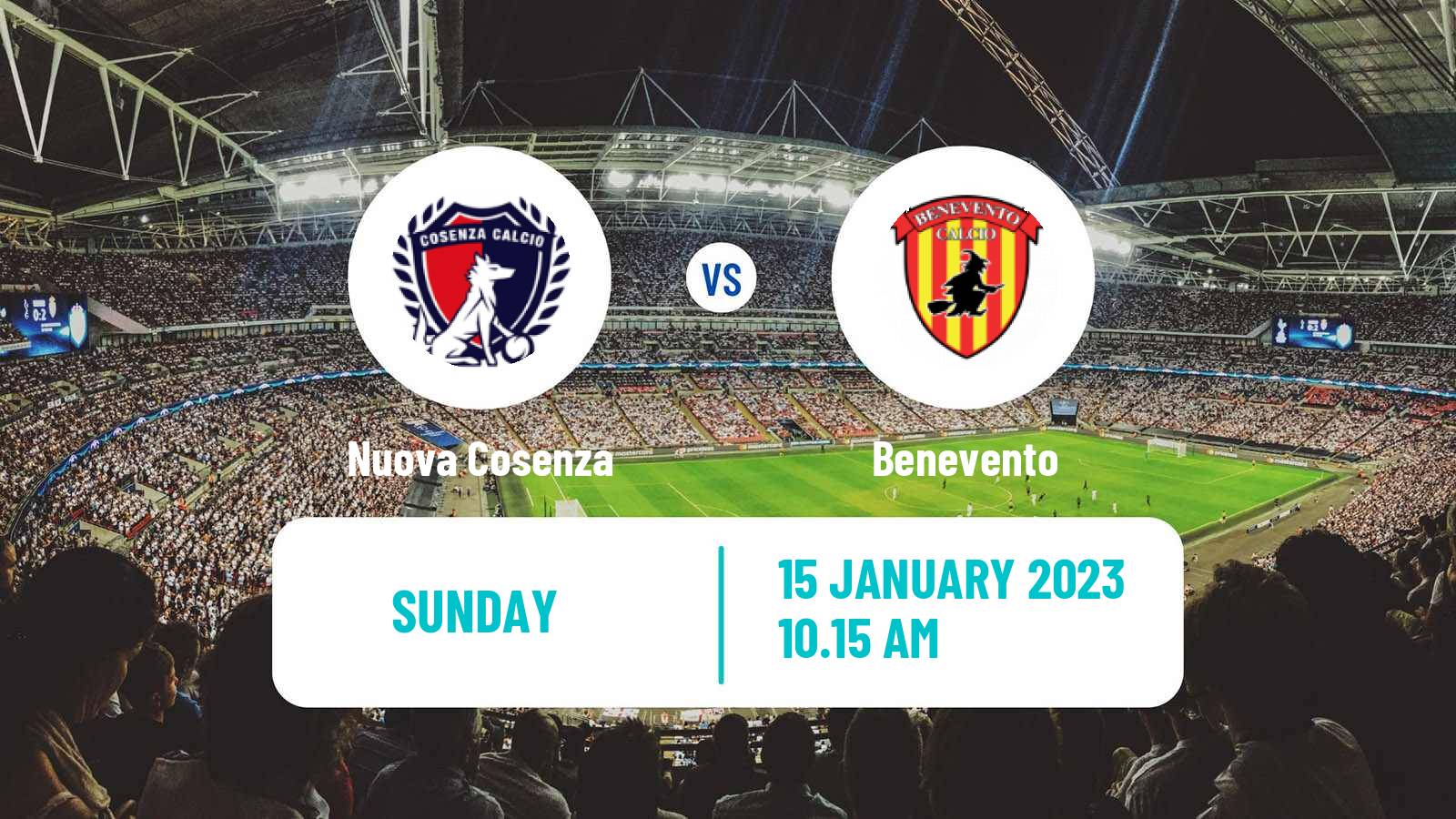 Soccer Italian Serie B Nuova Cosenza - Benevento