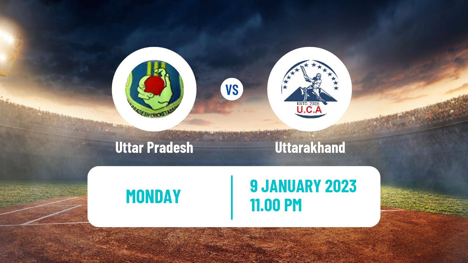 Cricket Ranji Trophy Uttar Pradesh - Uttarakhand