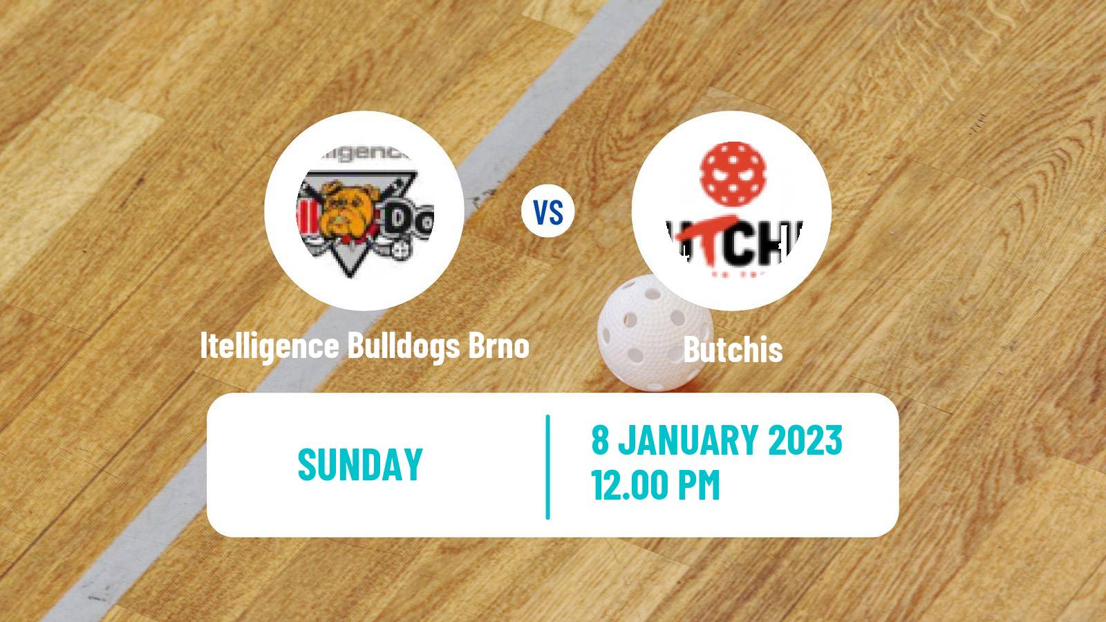 Floorball Czech 1 Liga Floorball Itelligence Bulldogs Brno - Butchis