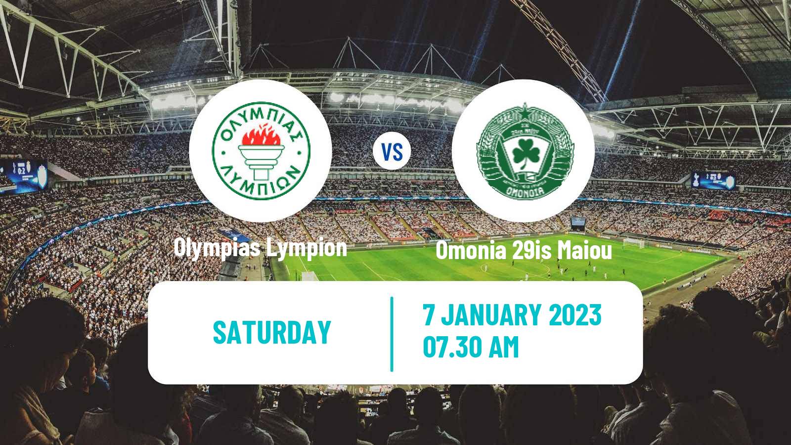 Soccer Cypriot Division 2 Olympias Lympion - Omonia 29is Maiou