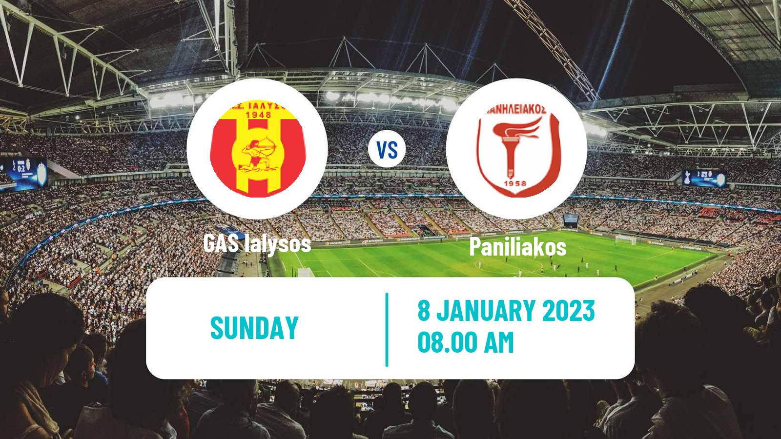 Soccer Greek Gamma Ethniki - Group 4 GAS Ialysos - Paniliakos