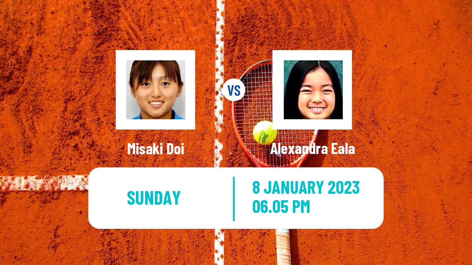 Tennis WTA Australian Open Misaki Doi - Alexandra Eala