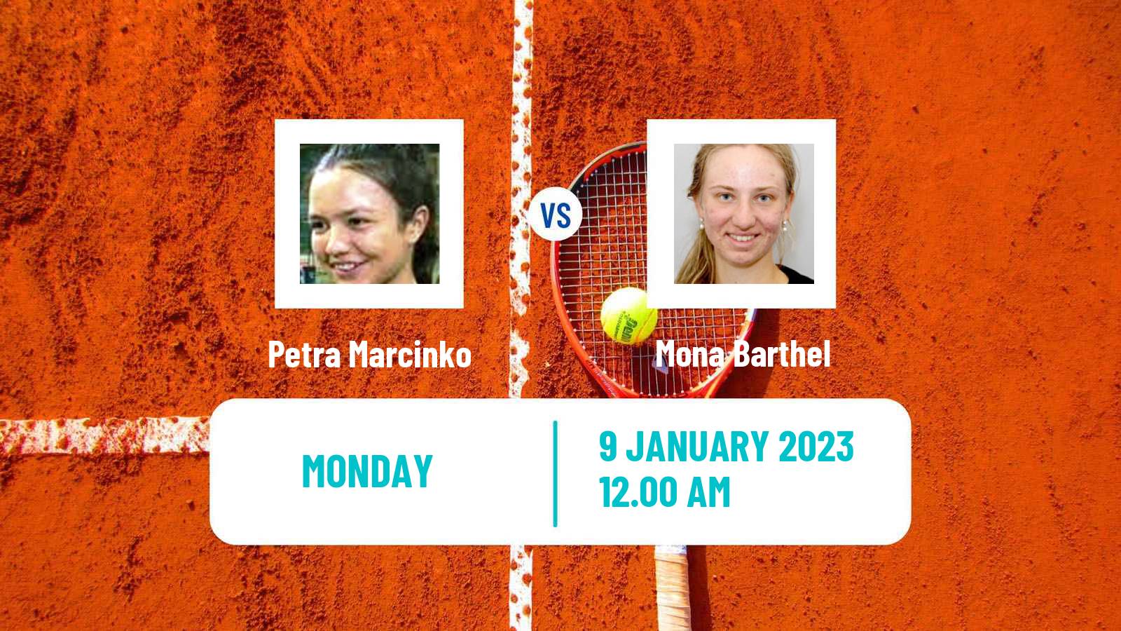 Tennis WTA Australian Open Petra Marcinko - Mona Barthel