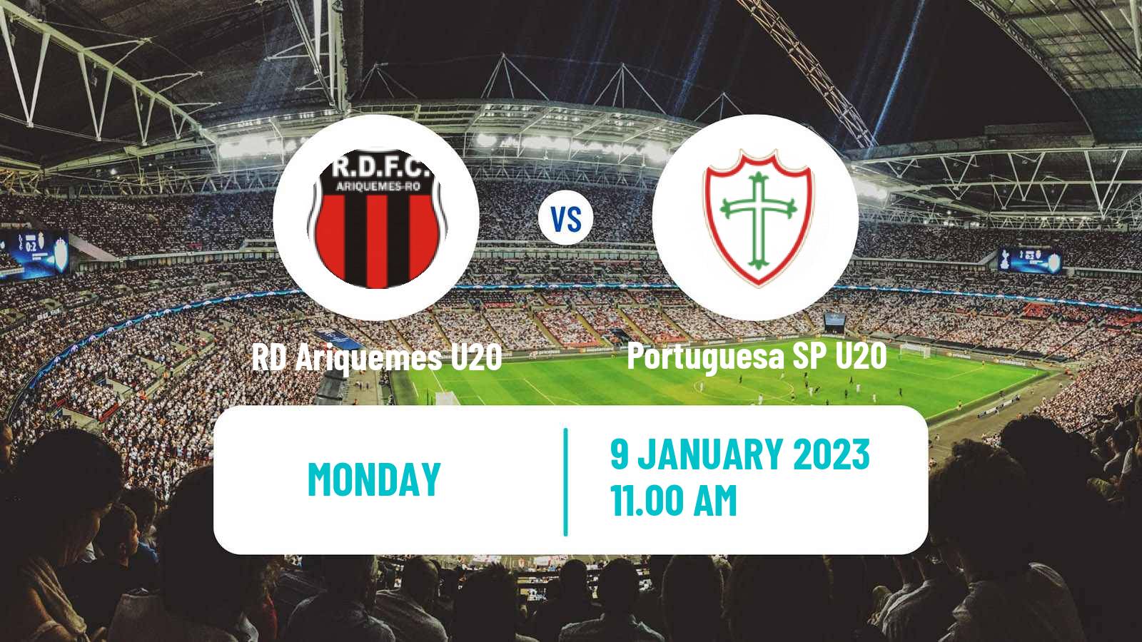 Soccer Brazilian Copa Sao Paulo de juniores RD Ariquemes U20 - Portuguesa SP U20
