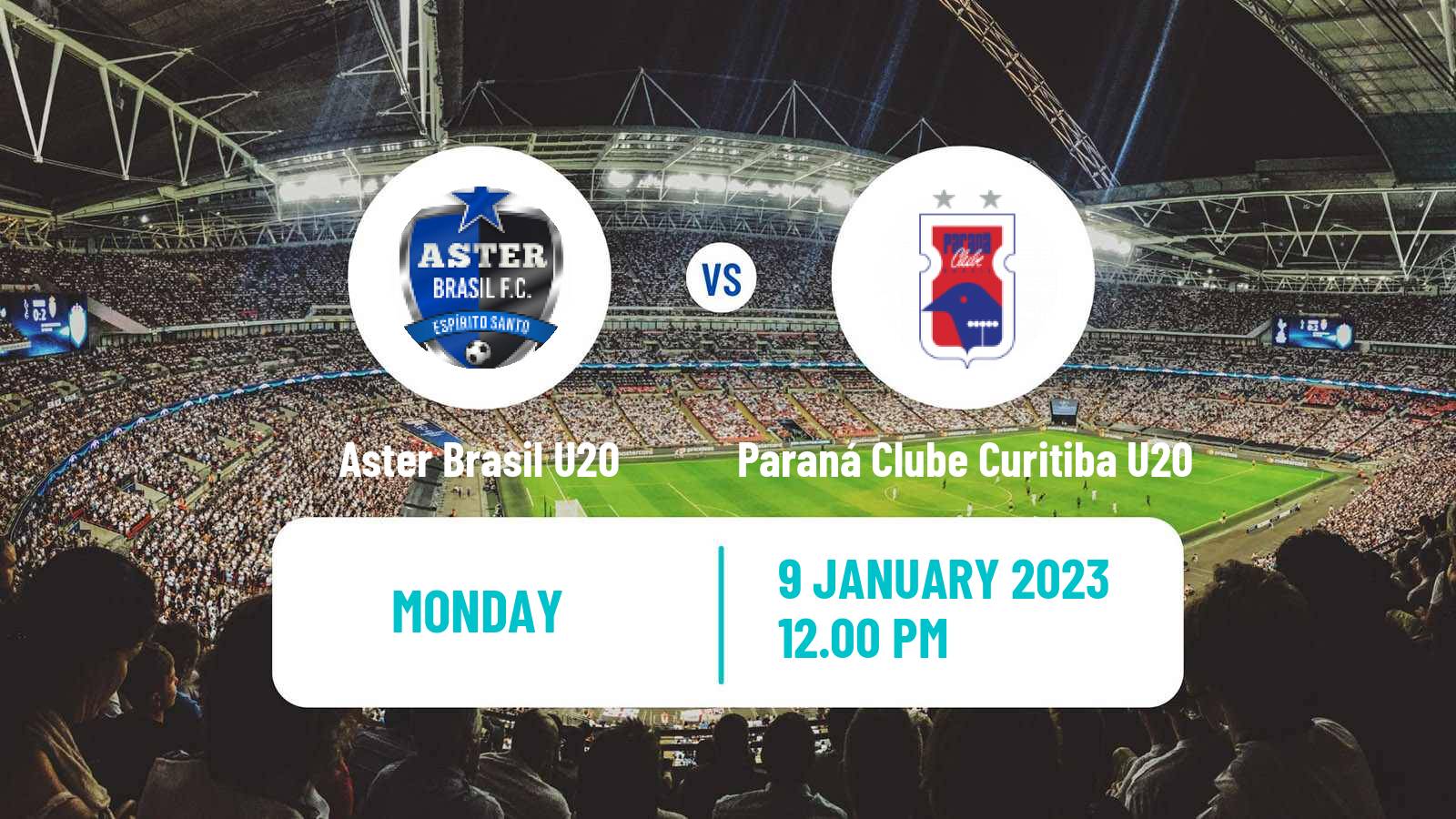 Soccer Brazilian Copa Sao Paulo de juniores Aster Brasil U20 - Paraná Clube Curitiba U20