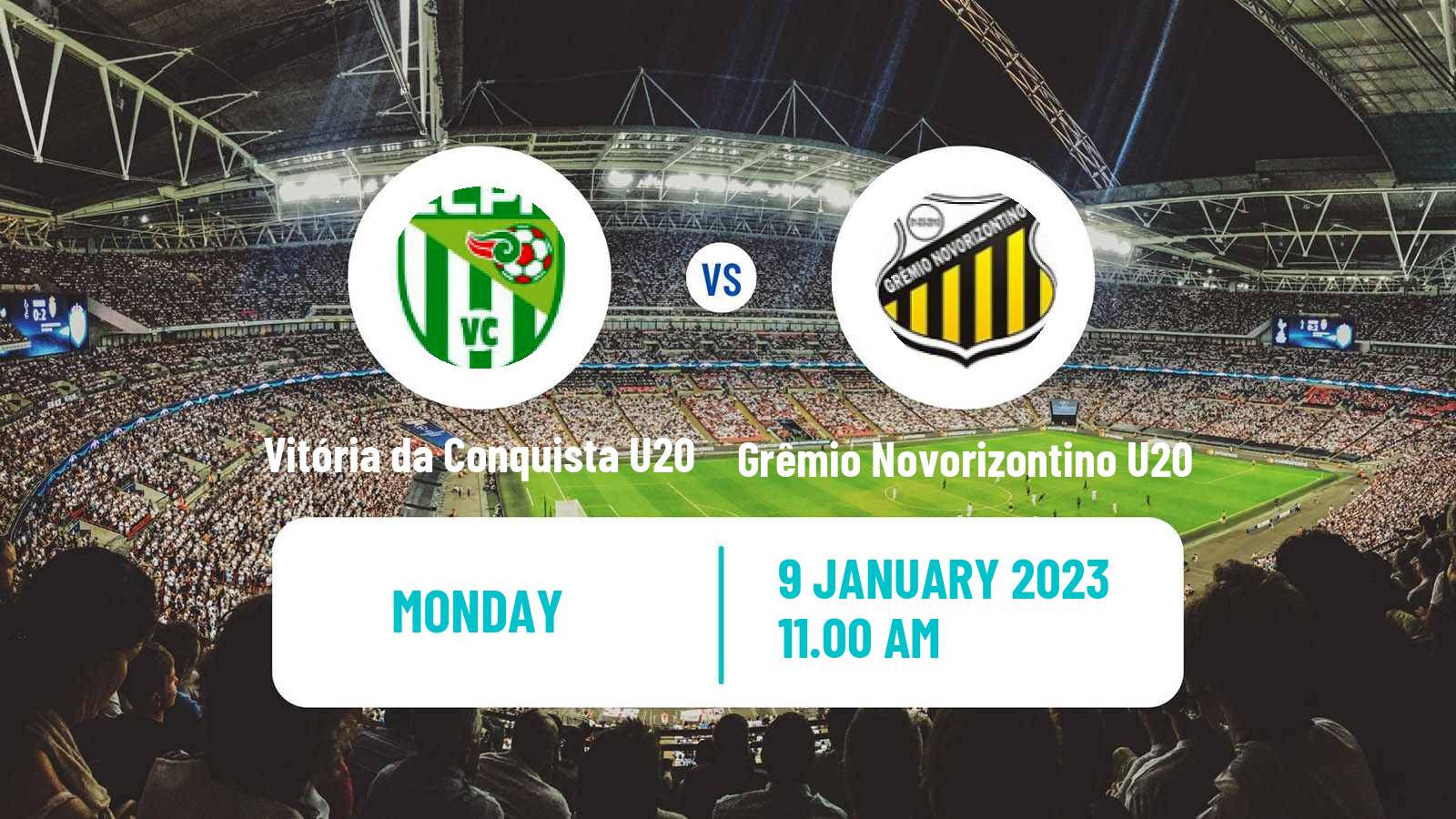Soccer Brazilian Copa Sao Paulo de juniores Vitória da Conquista U20 - Grêmio Novorizontino U20