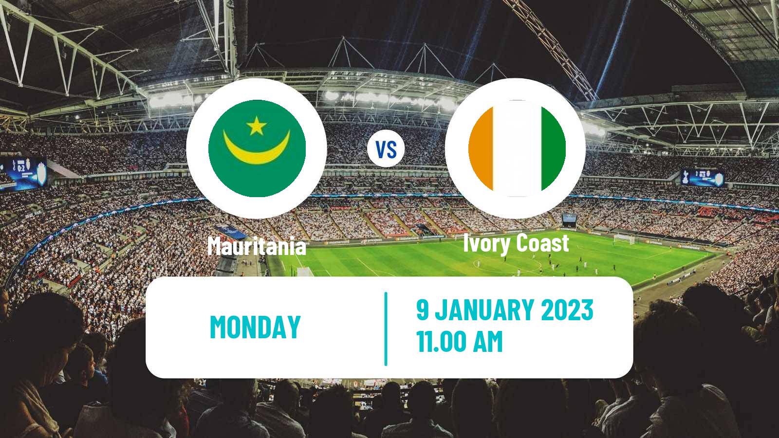 Soccer Friendly Mauritania - Ivory Coast