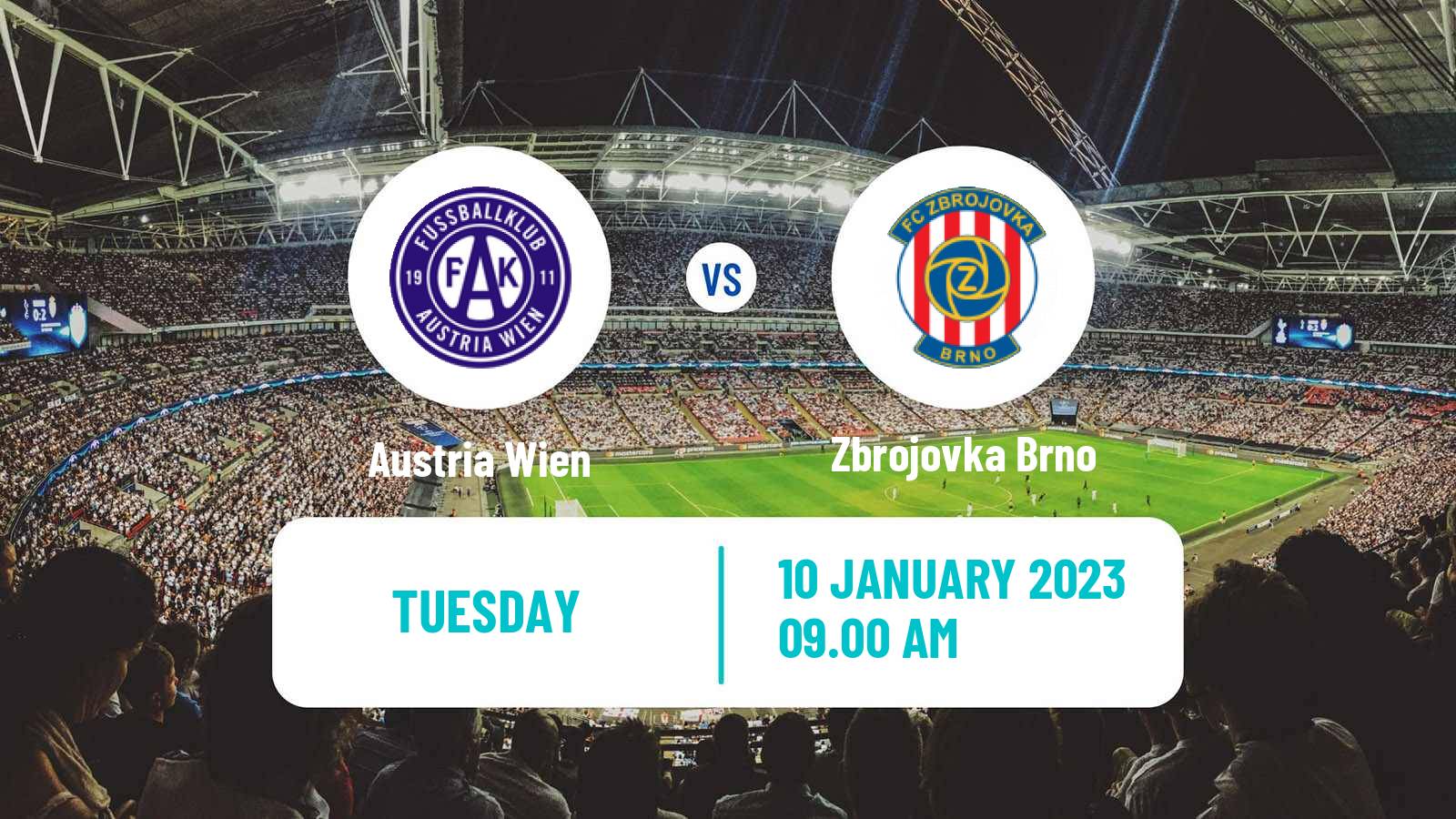 Soccer Club Friendly Austria Wien - Zbrojovka Brno