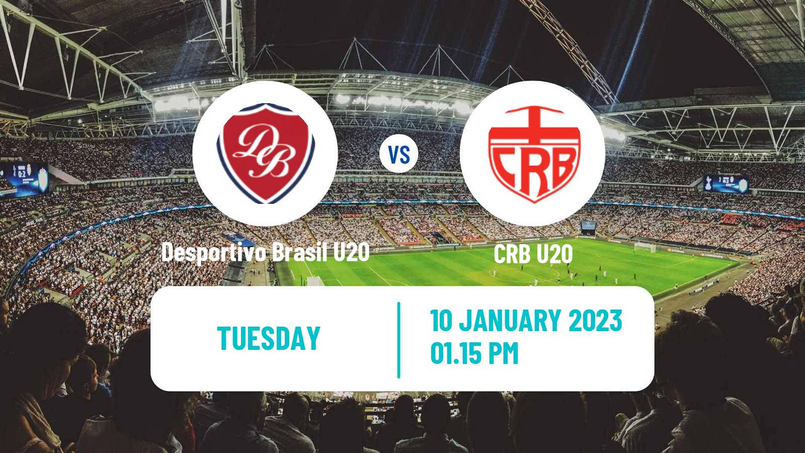 Soccer Brazilian Copa Sao Paulo de juniores Desportivo Brasil U20 - CRB U20