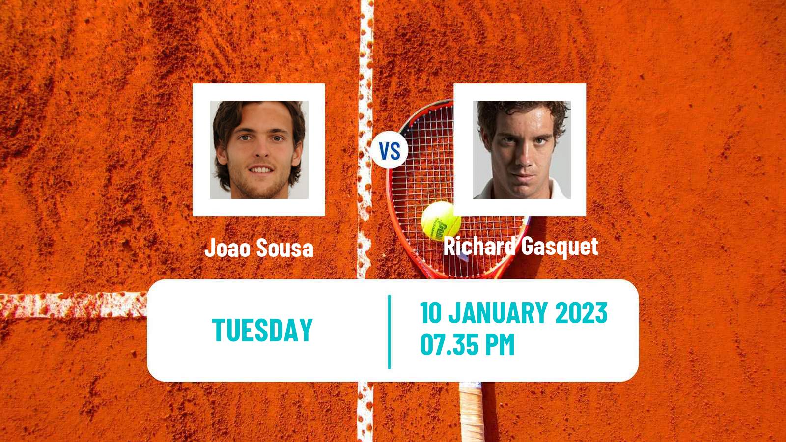 Tennis ATP Auckland Joao Sousa - Richard Gasquet