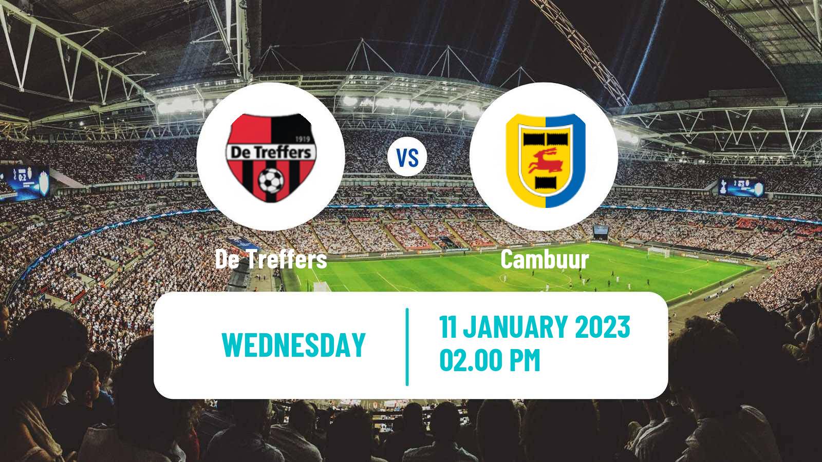 Soccer Dutch KNVB Beker De Treffers - Cambuur