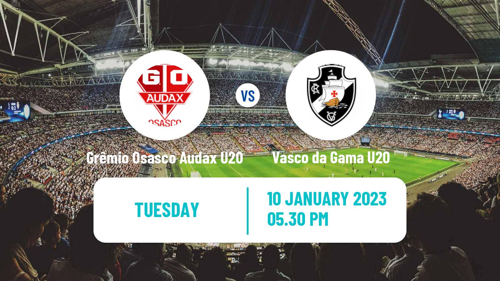 Football Brazilian Copa Sao Paulo de juniores Grêmio Osasco Audax U20 - Vasco da Gama U20