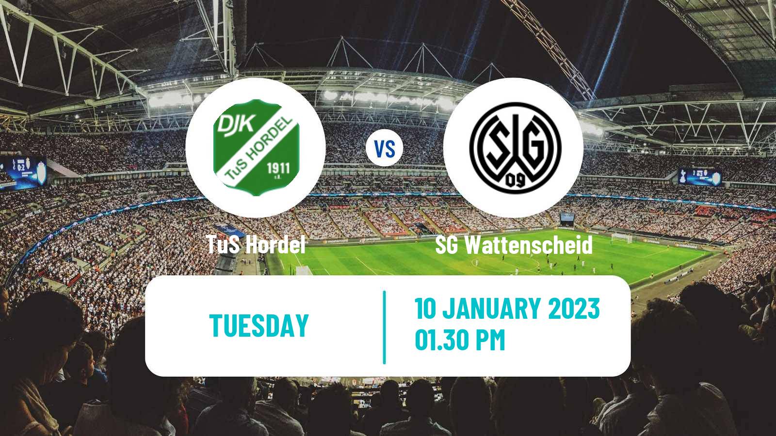 Soccer Club Friendly Hordel - SG Wattenscheid