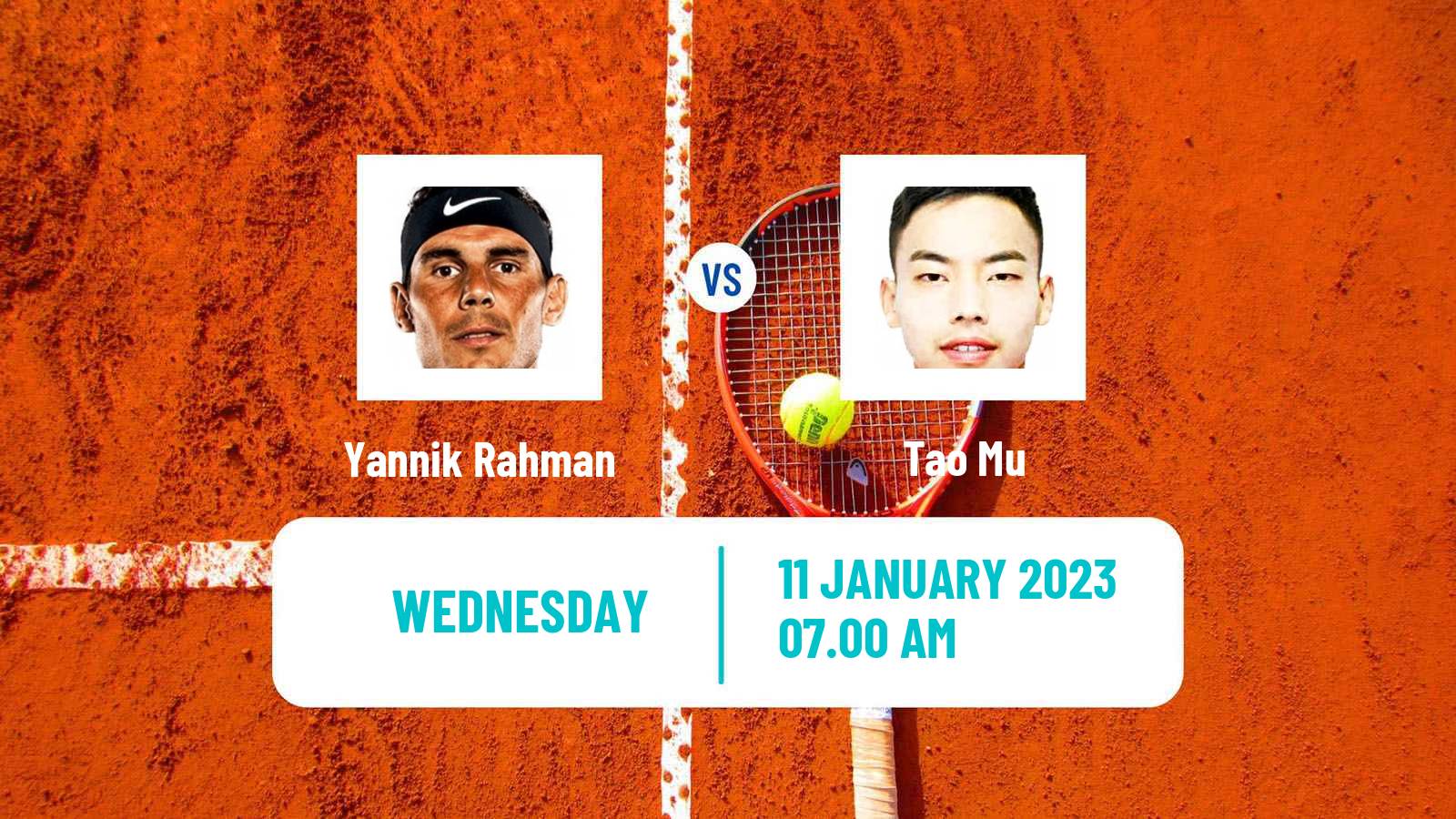 Tennis ITF Tournaments Yaroslav Demin - Tao Mu