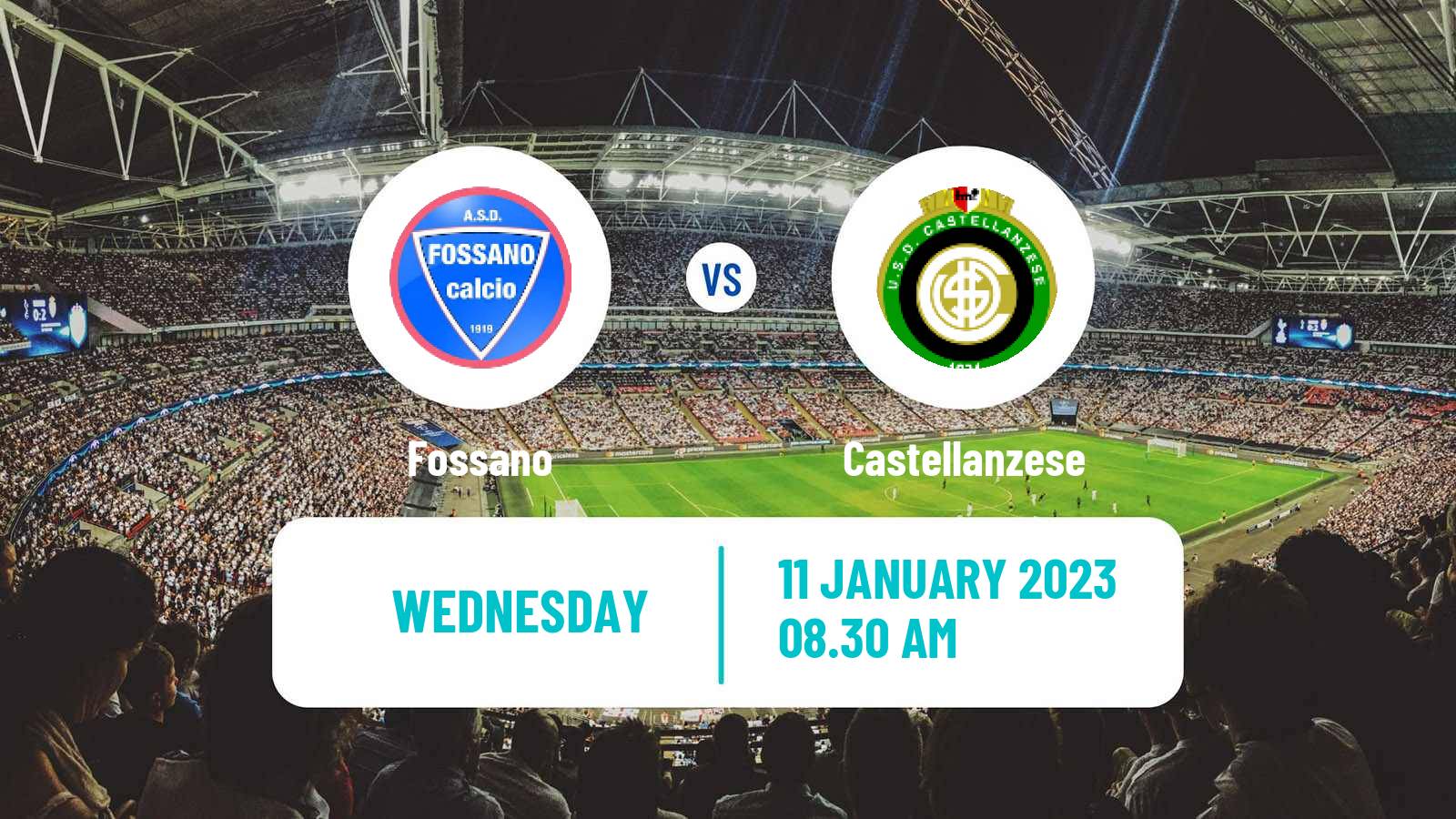 Soccer Italian Serie D - Group A Fossano - Castellanzese