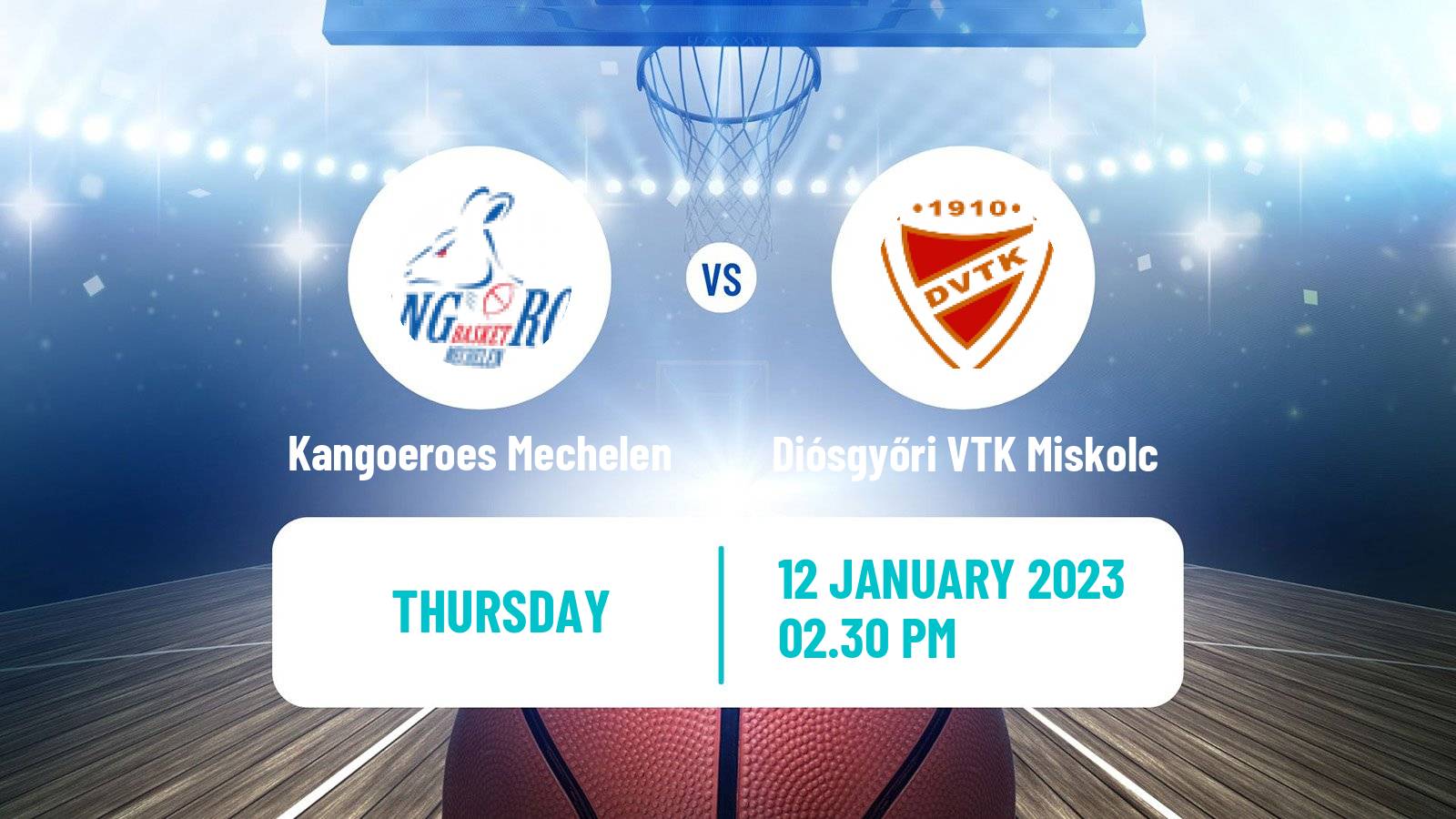 Basketball Euroleague Women Kangoeroes Mechelen - Diósgyőri VTK Miskolc