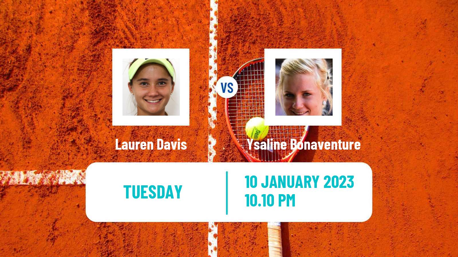 Tennis WTA Hobart Lauren Davis - Ysaline Bonaventure