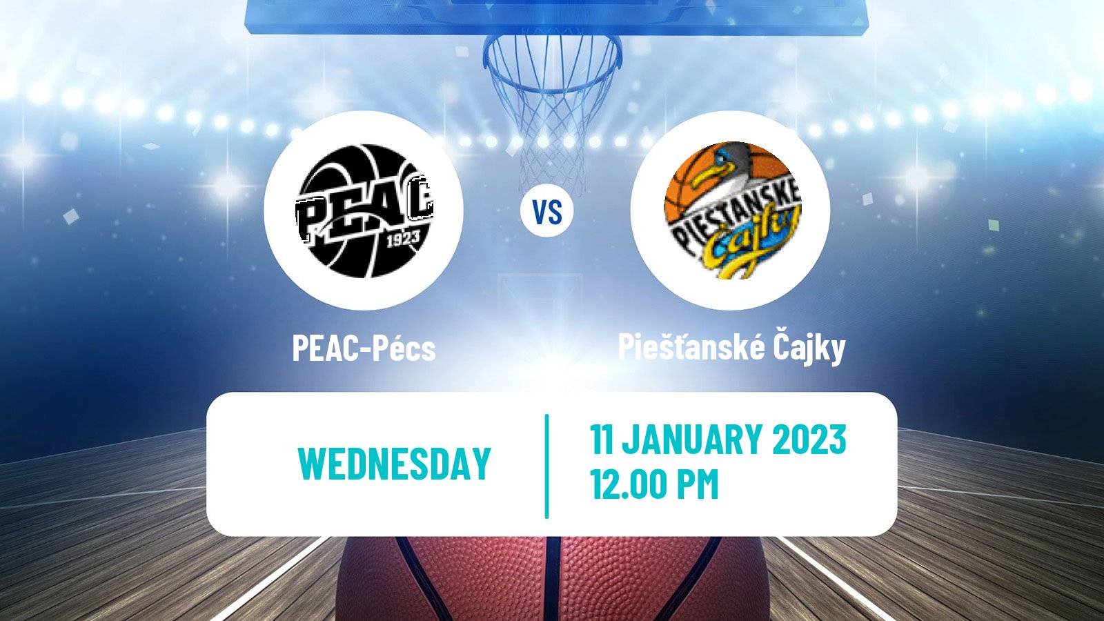 Basketball Eurocup Women PEAC-Pécs - Piešťanské Čajky