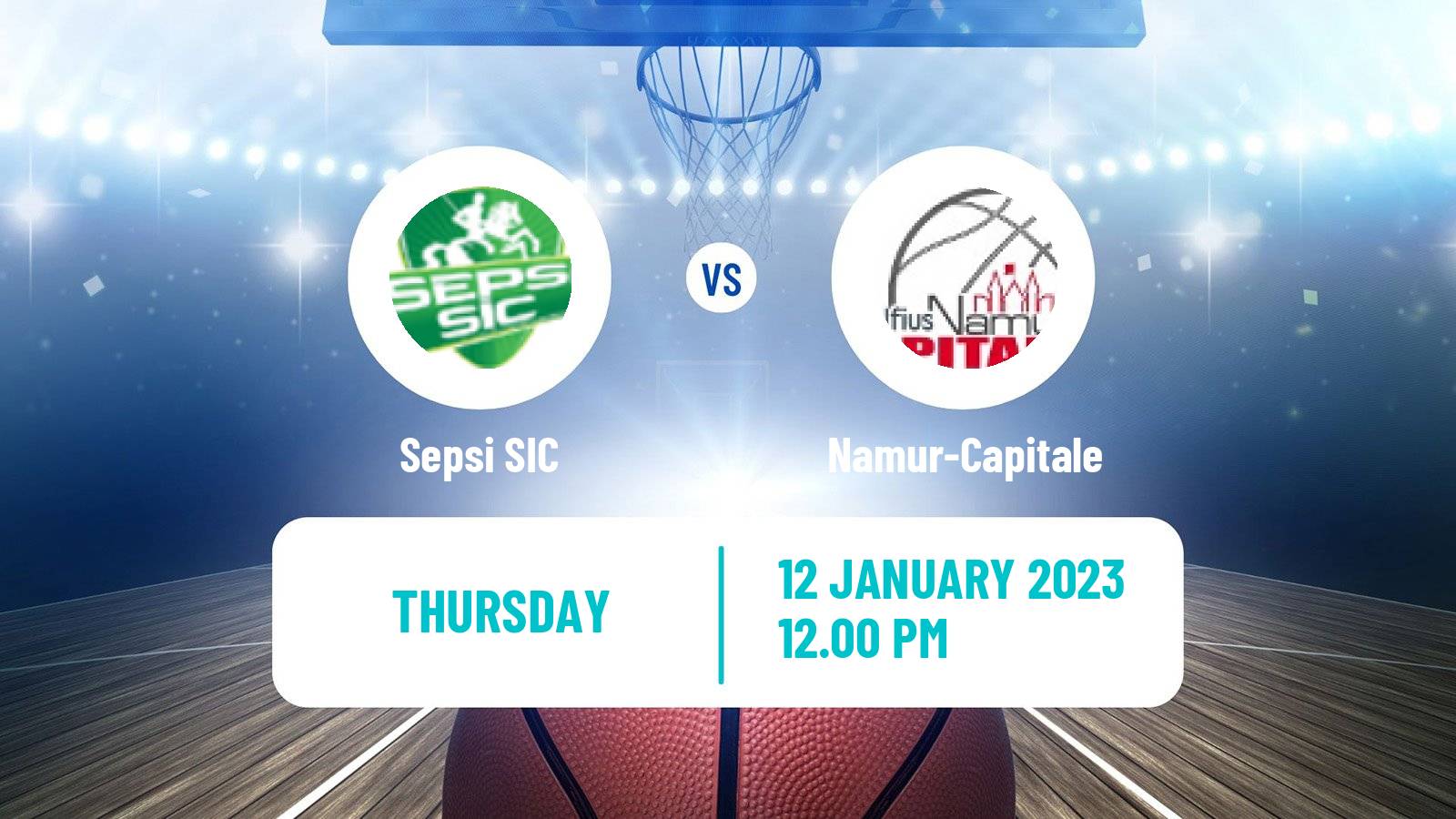 Basketball Eurocup Women Sepsi SIC - Namur-Capitale