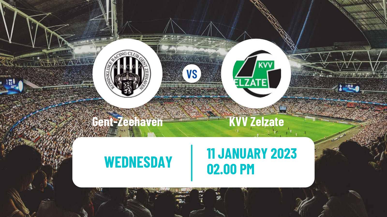 Soccer Belgian Second Amateur Division Group A KRC Gent - Zelzate