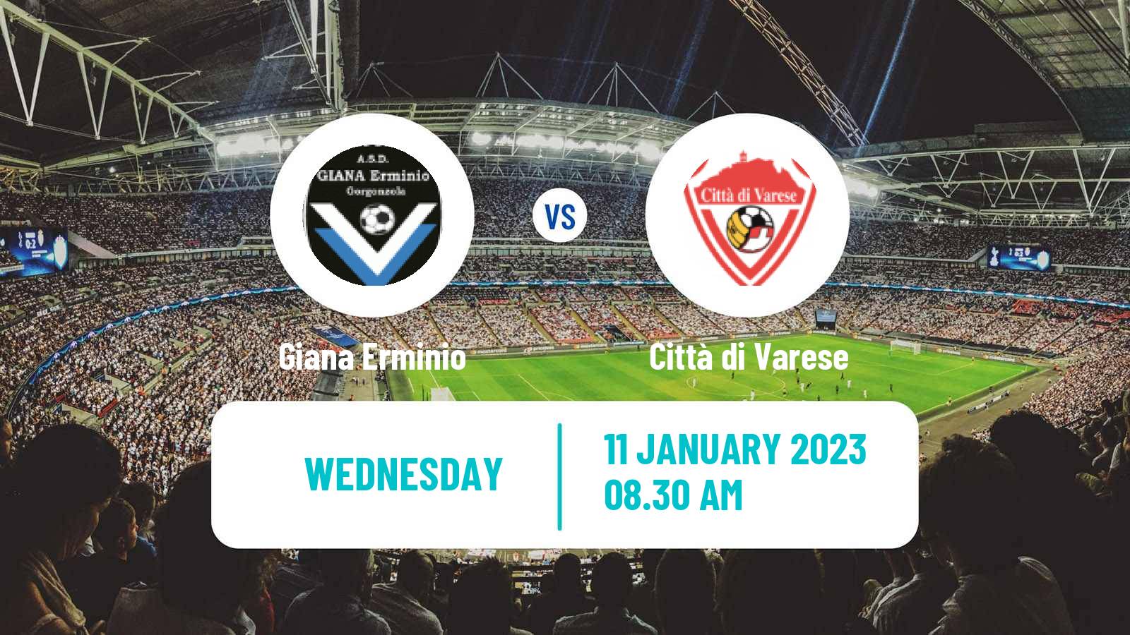 Soccer Coppa Italia Serie D Giana Erminio - Città di Varese